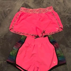 2 Justice running shorts